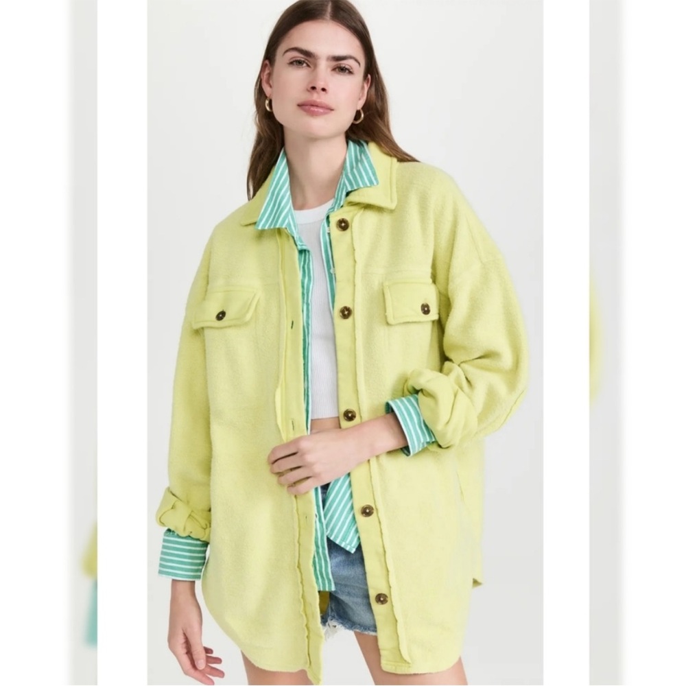 Free People Green Ruby Jacket Size Small